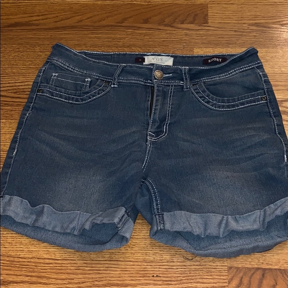 Blue shorts